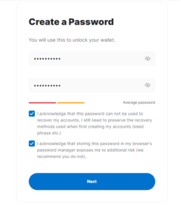 Create Near Wallet Step 2