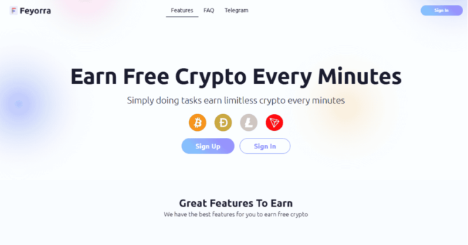 Feyorra Earning Site Review