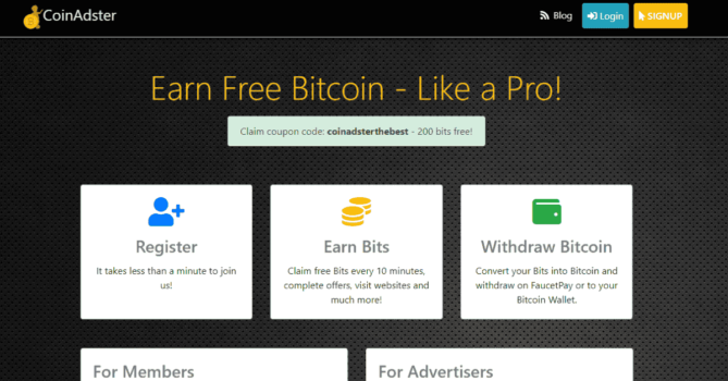 Coinadster.com Review